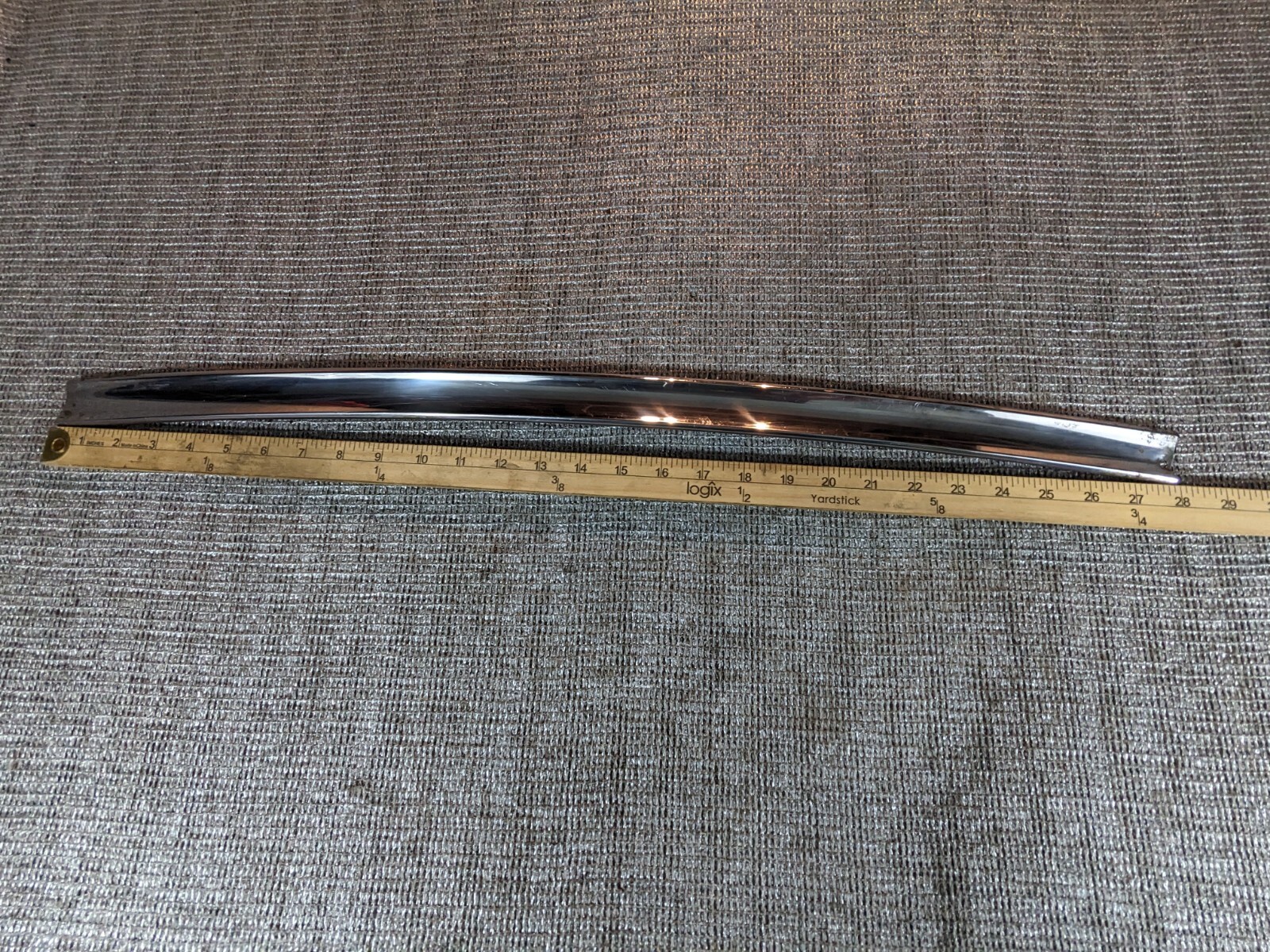 DeSoto Custom Chrome Trim Windshield Bottom Drivers Side 1950
