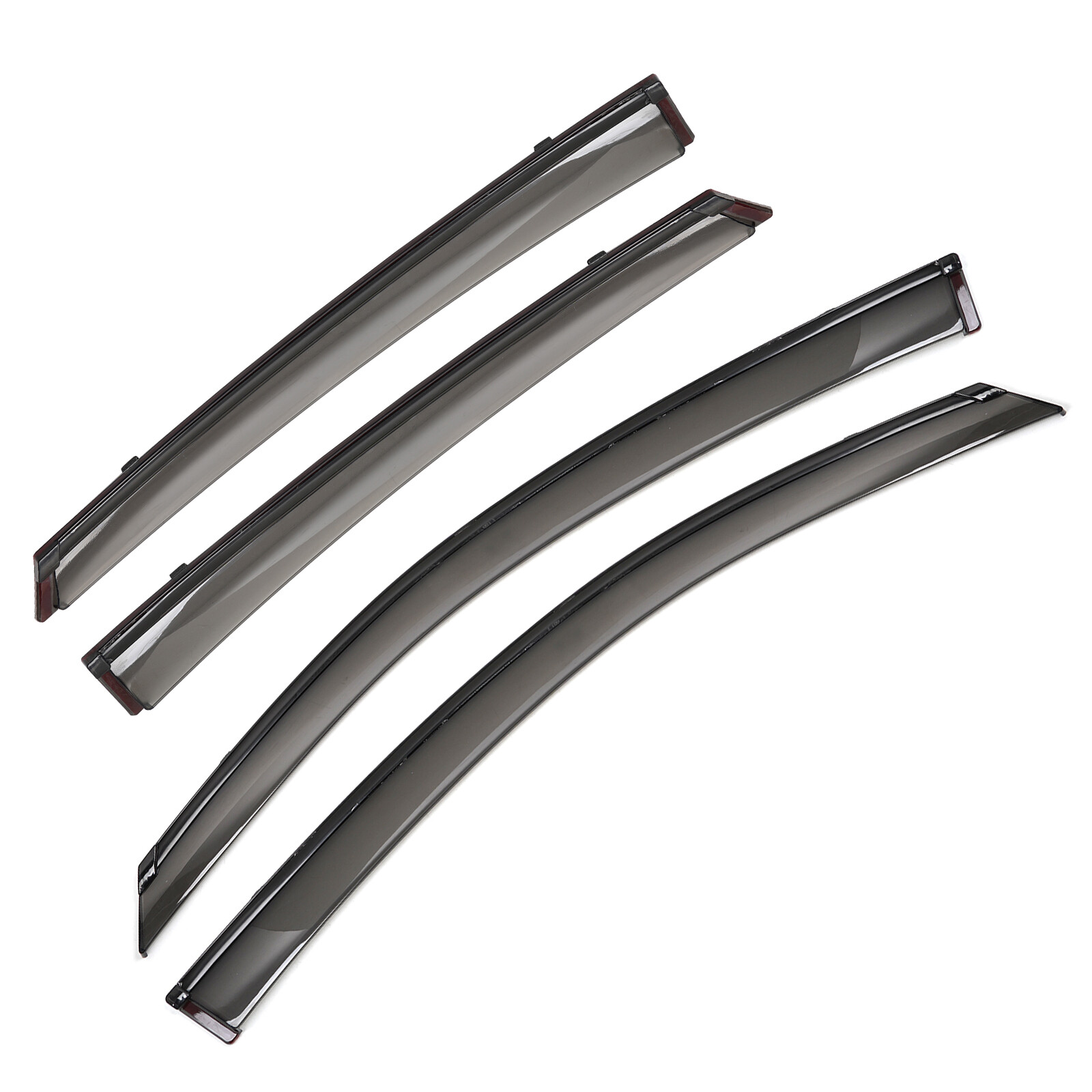 For 2016-2021 Honda Civic Sedan JDM 3D Style Tinted Window Visor Rain Guard