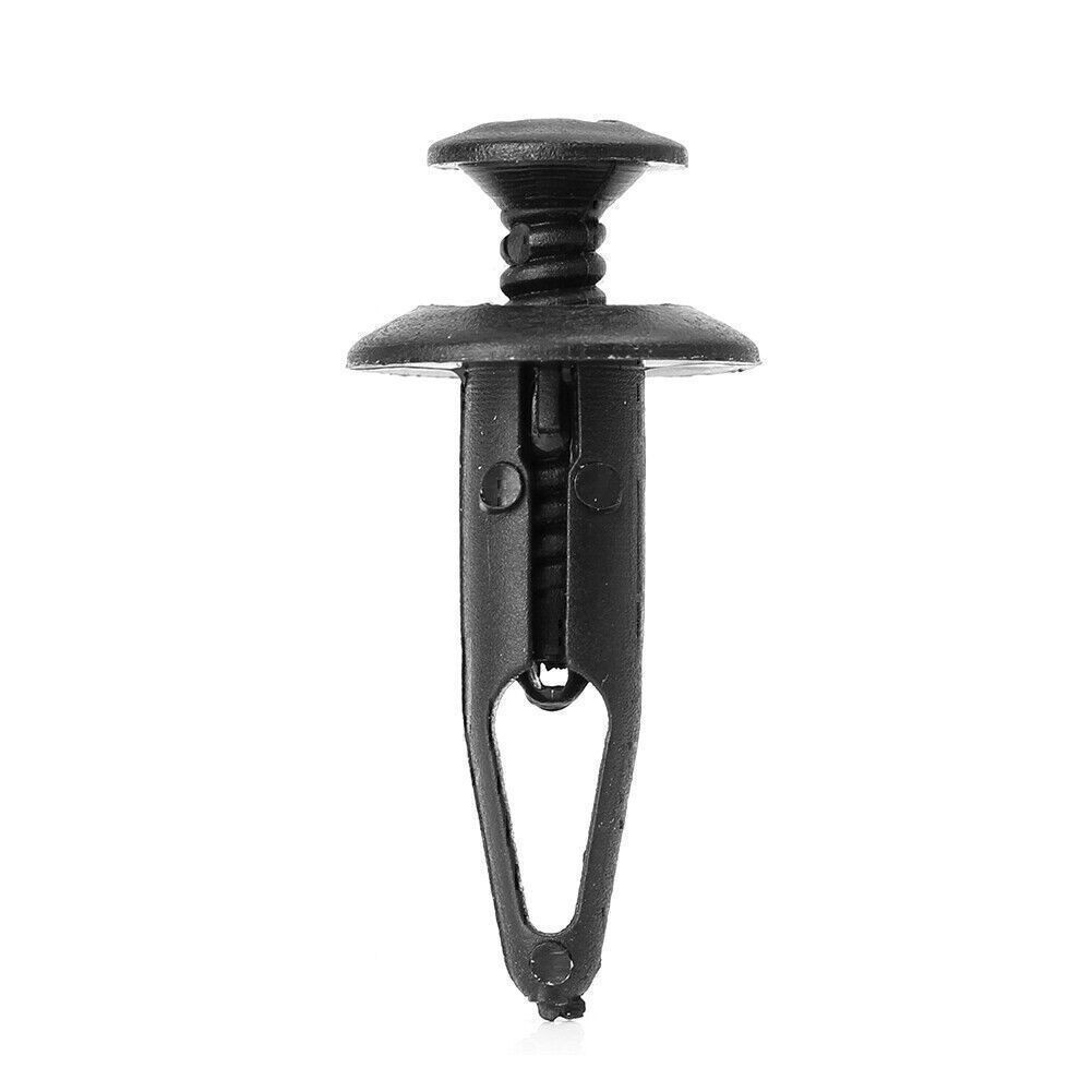 100pcs Car Plastic Push Type Rivet Retainer Fastener Bumper Pin Clips For Ford A