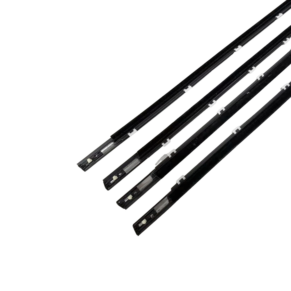 Fit For Kia Forte 2019-2023 Front & Rear Door Belt Outside Weatherstrip 4Pcs Set