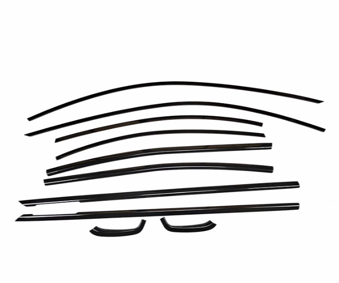 Window Strip Trim Moulding Seal Belt Titanium Black for 14-2024 Maserati Ghibli