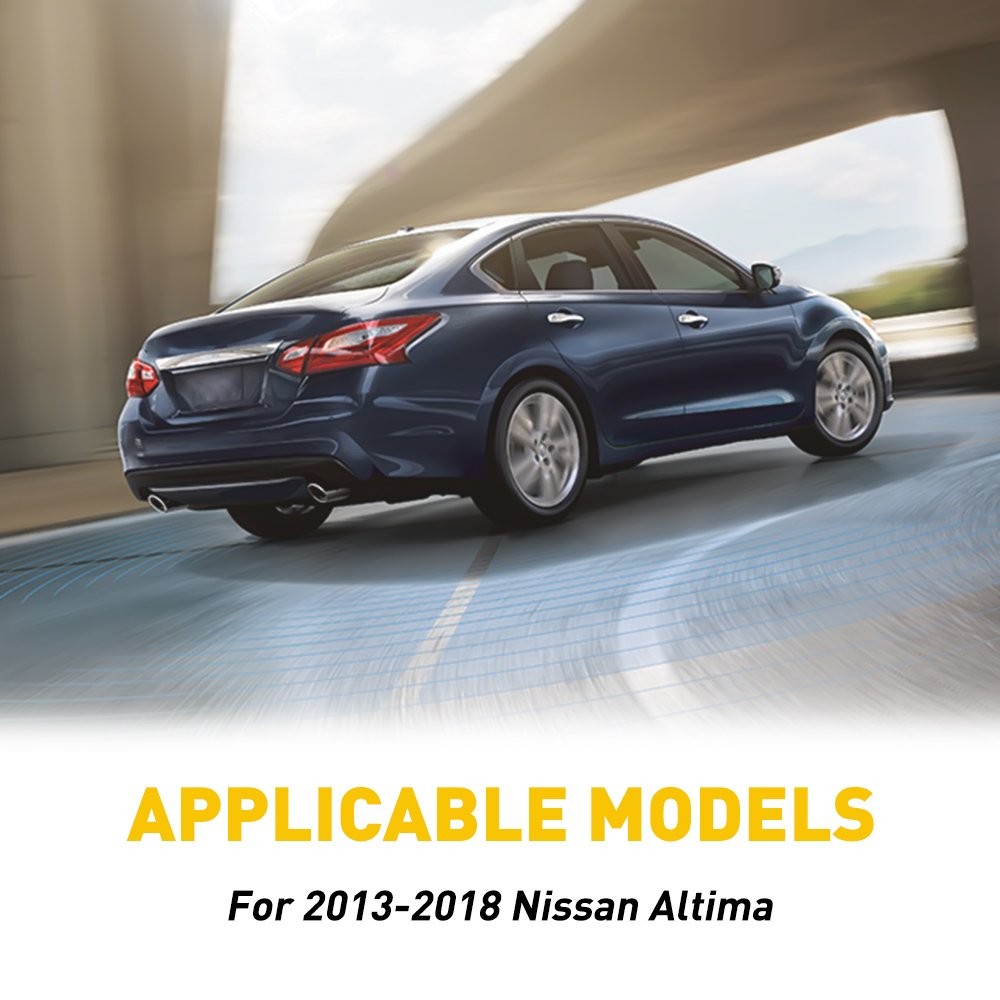 8X Black Window Posts Pillar Trim Door Fit Cover 2013-2018 Nissan NEW Altima