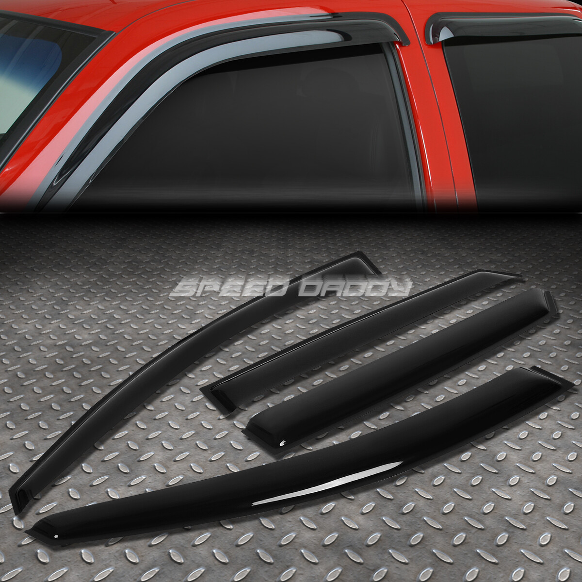 FOR 10-15 TUCSON IX35 SUV SMOKE TINT WINDOW VISOR SHADE/SUN WIND/RAIN DEFLECTOR
