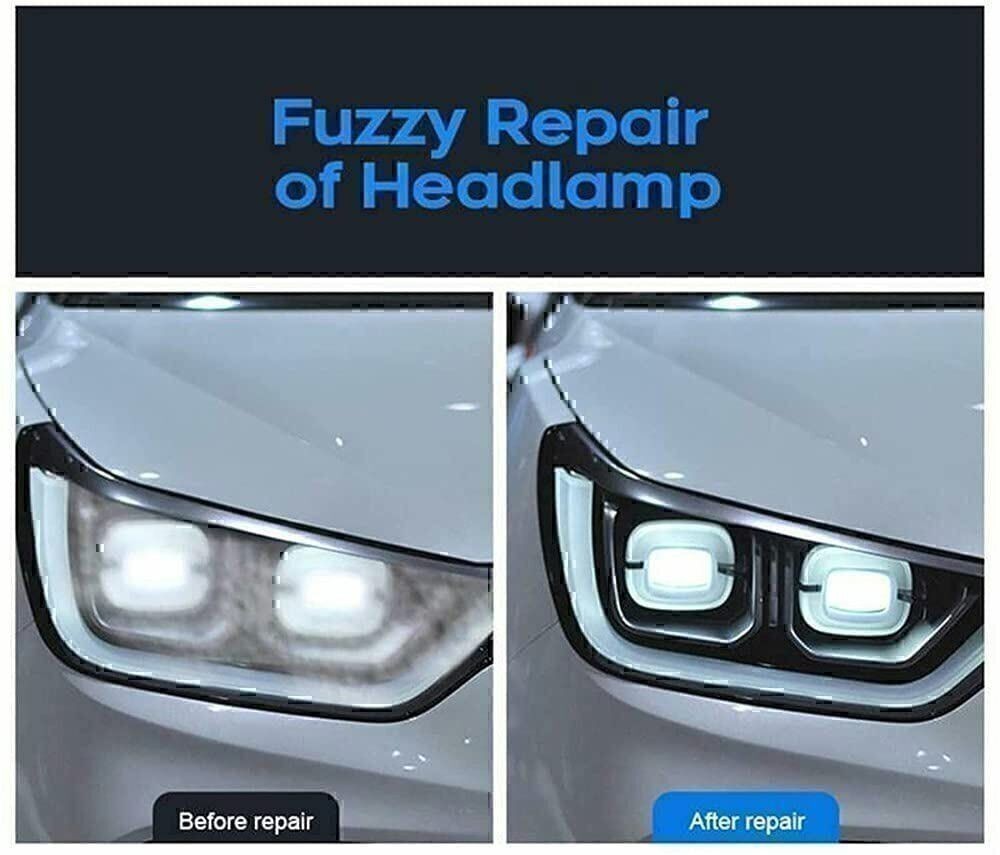 9H Repair Liquid Headlight Cover Len Restorer Polish Cleaner Car Accessories Tvd