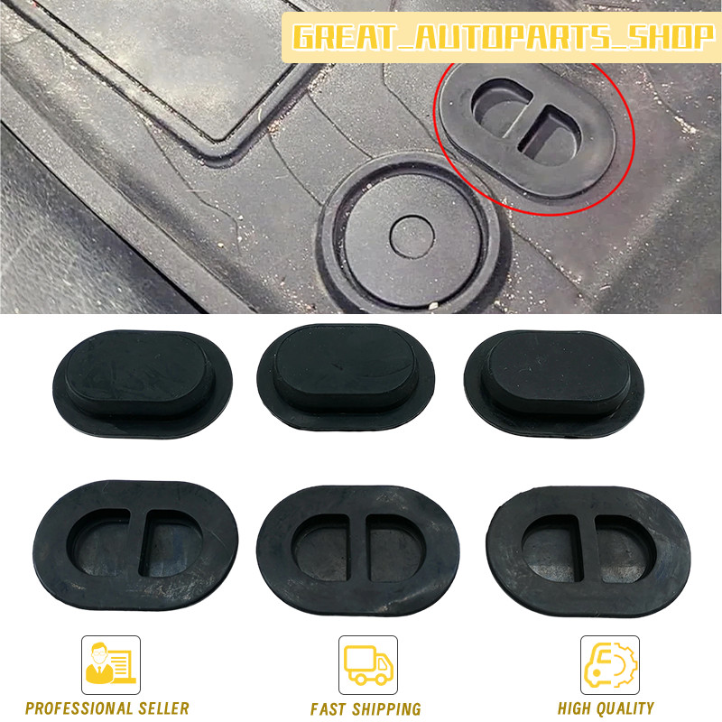 6Pcs Floor Pan Drain Rubber Plugs Fits For Jeep Wrangler & Gladiator 2014-2026