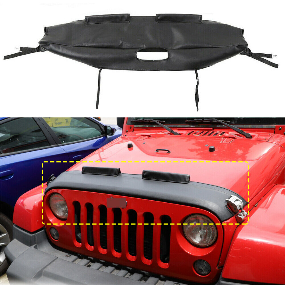 Front Hood Cover Engine End Bra Protector For Jeep Wrangler JK 2007-2017 Parts