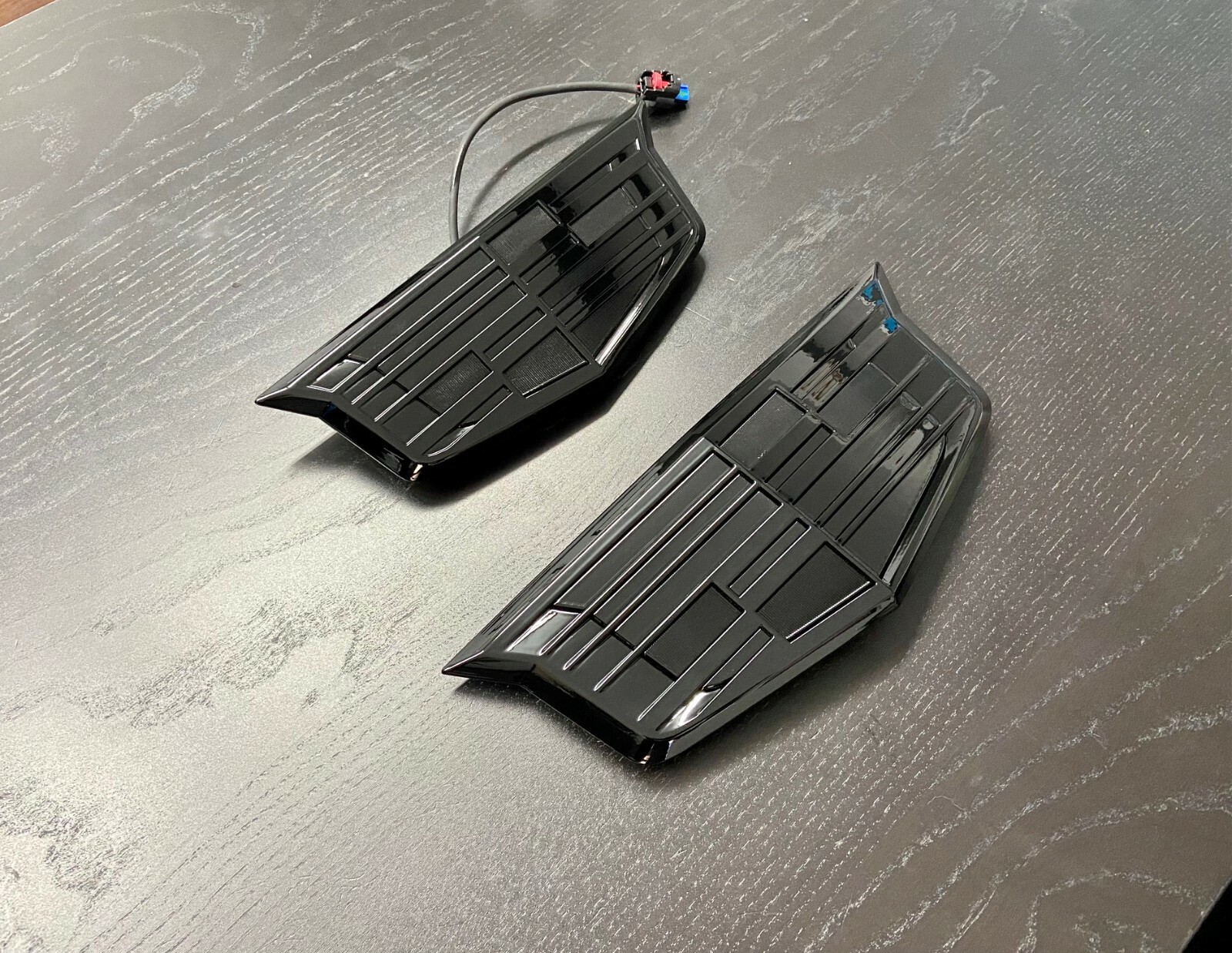Escalade emblem set high gloss Black for 2021, 2022, 2023, 2024