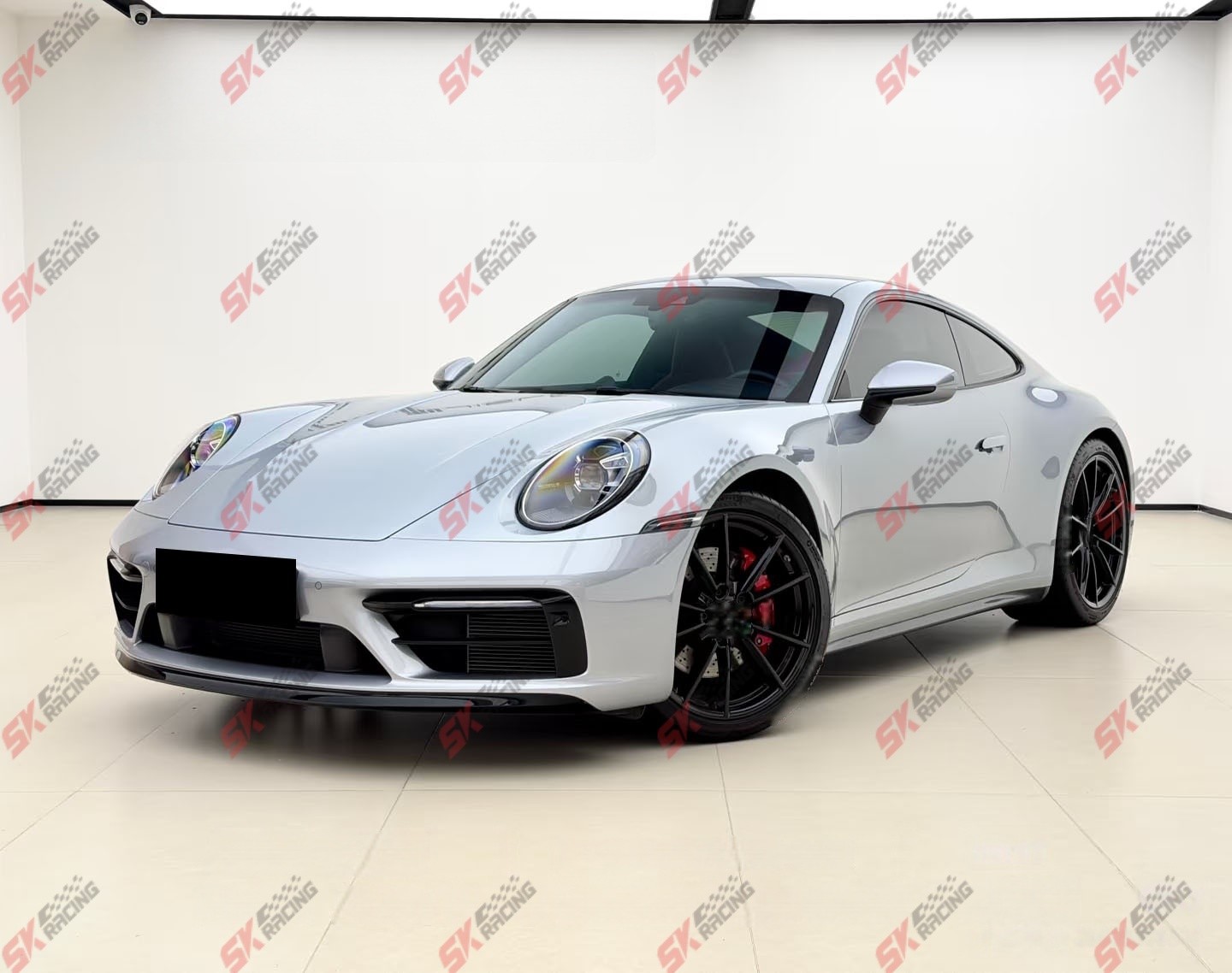 Fits Porsche 911 992.1 20-24 Carrera Unpainted FRP/Carbon Fiber Front Bumper Lip