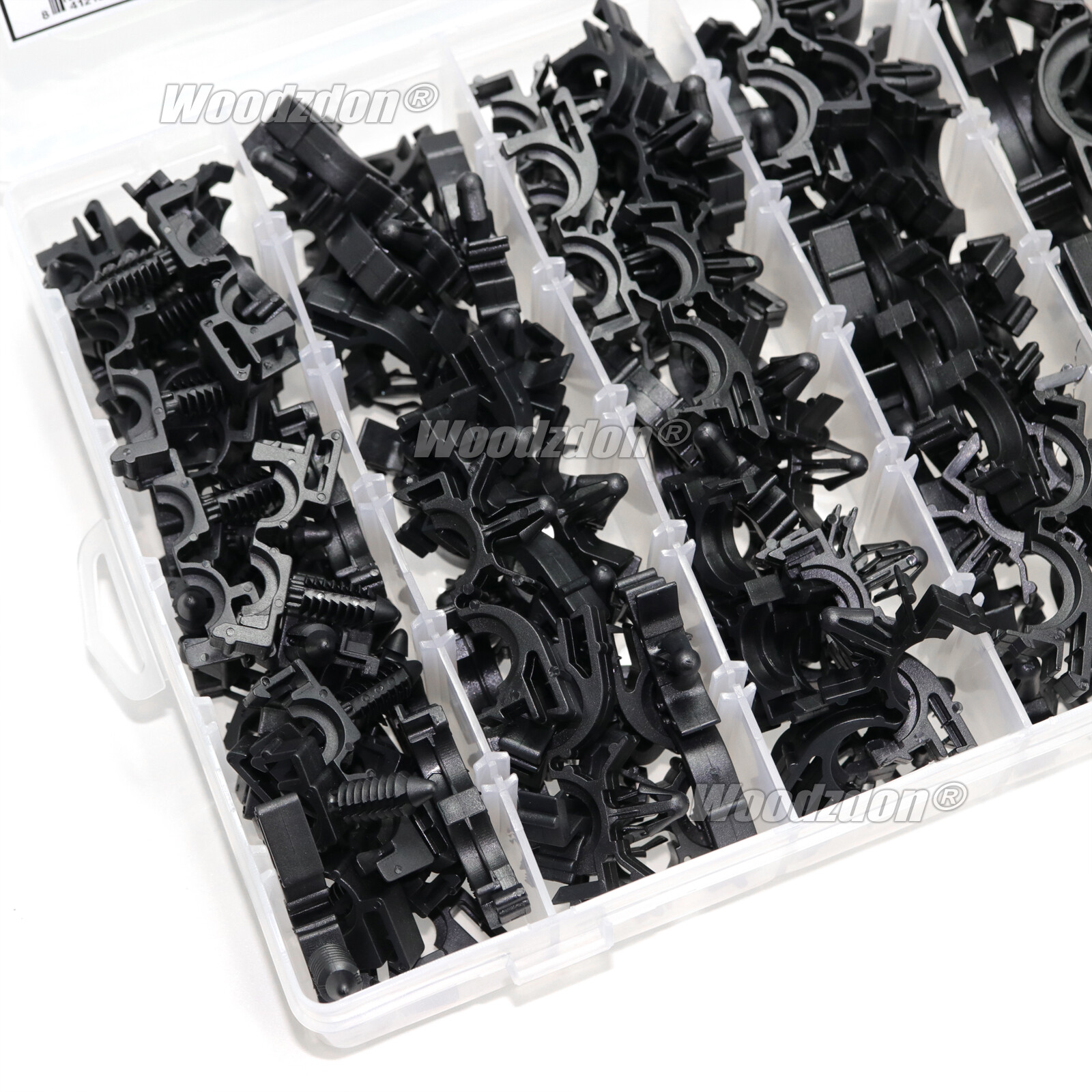 132x Wiring Harness Wire Loom Routing Clips Assortment Convoluted Conduit For GM