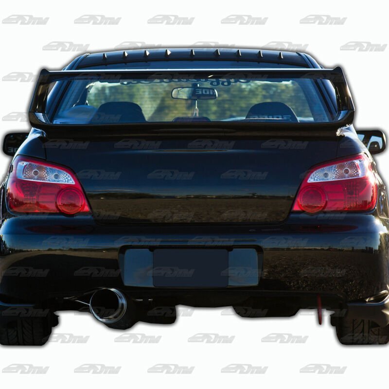 For 02-07 SUBARU IMPREZA Carbon Fiber Look Shark Fin Rear Roof Window Spoiler
