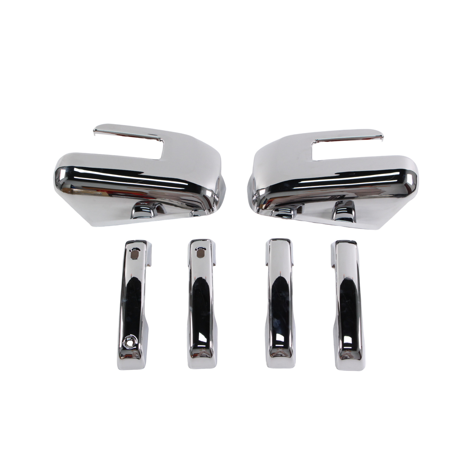Chrome Mirror + Door Handle Covers Trims Fits 2021 2022 2023 2024 2025 Ford F150