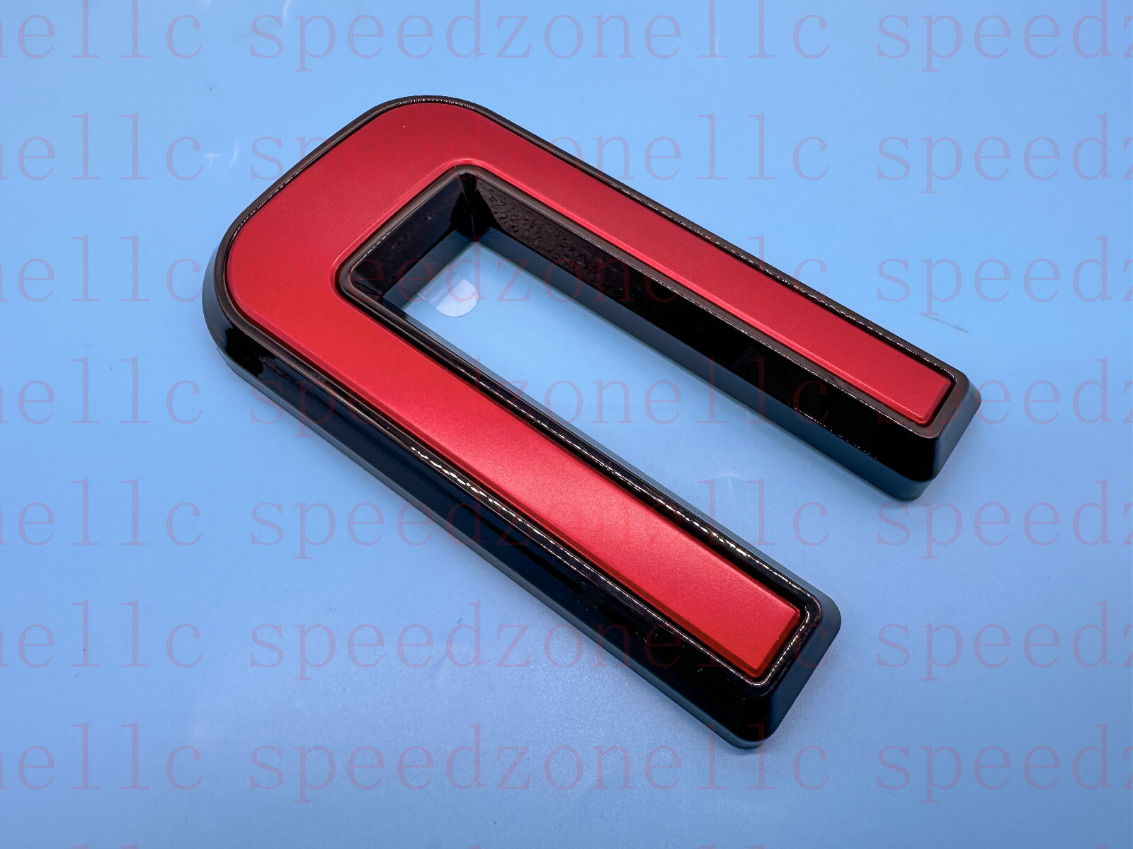 Front Red Black Emblem Overlay 2019-2024 GMC Sierra 1500 2500HD 3500HD