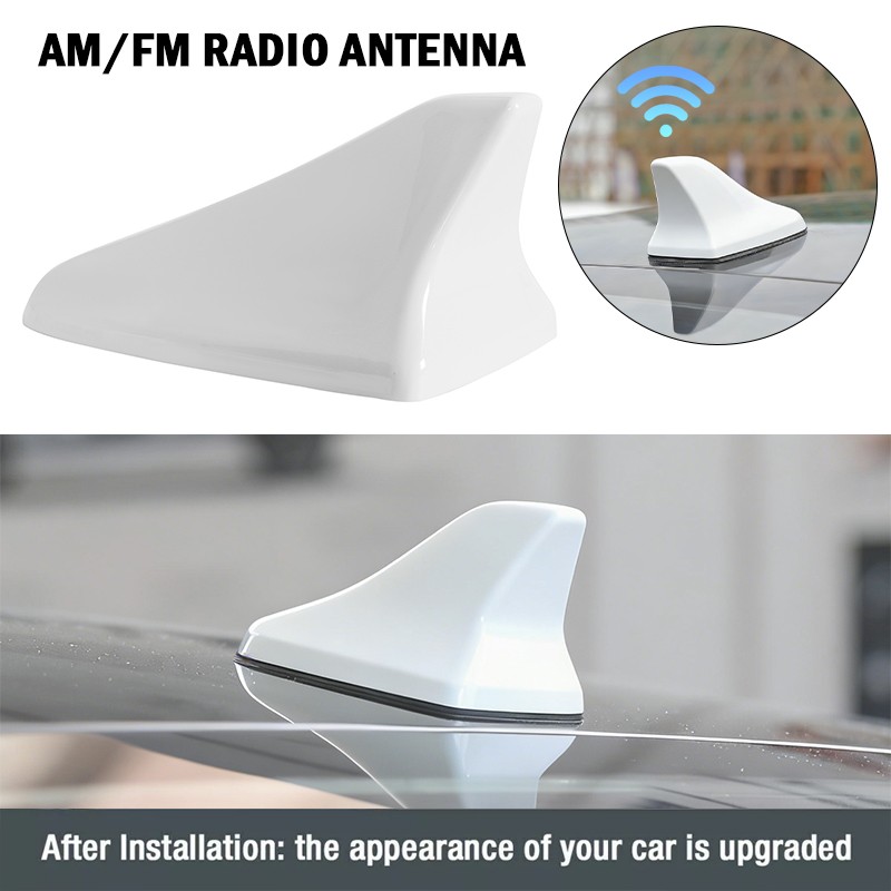 US For 2015 2016 17-2020 Kia Optima Antenna Cover Roof Fin 96219D5000EBQK White
