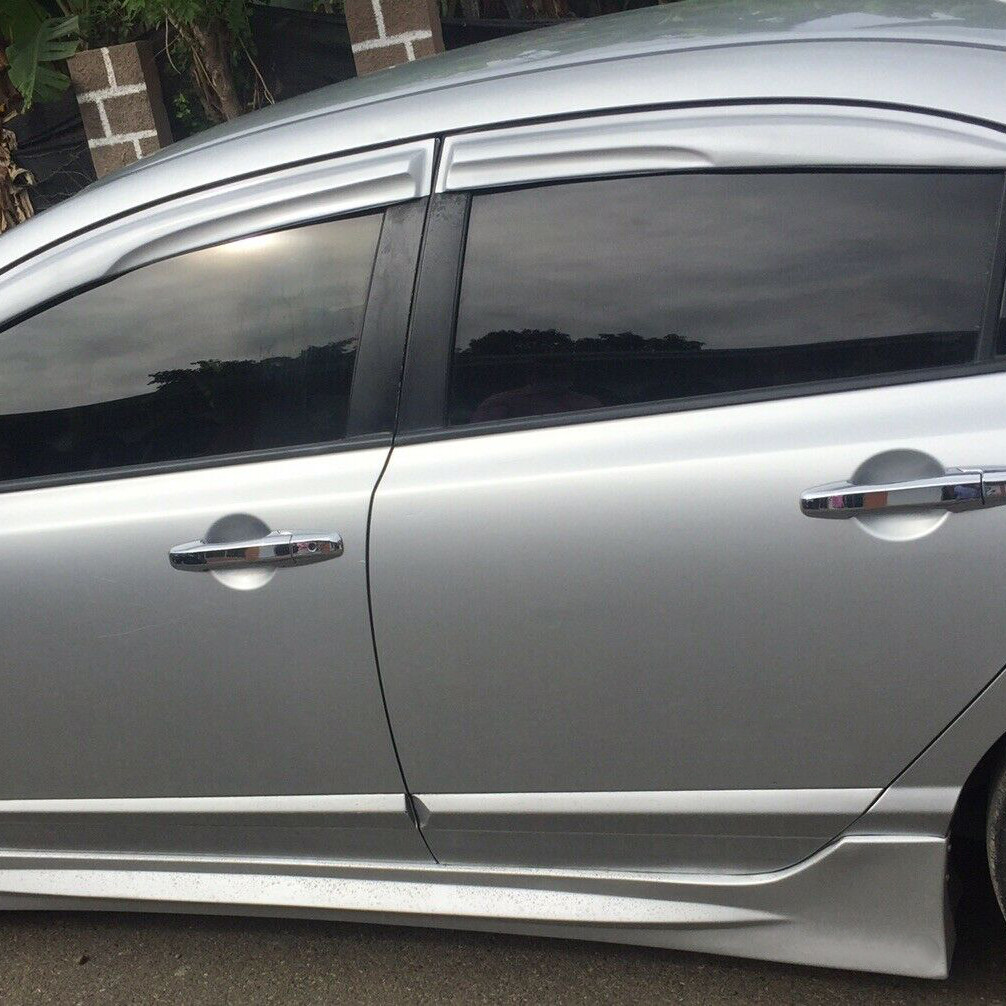 ABS Side Skirts Mug RR Style For 2006-2011 Honda Civic Sedan 4DR 07 08 09