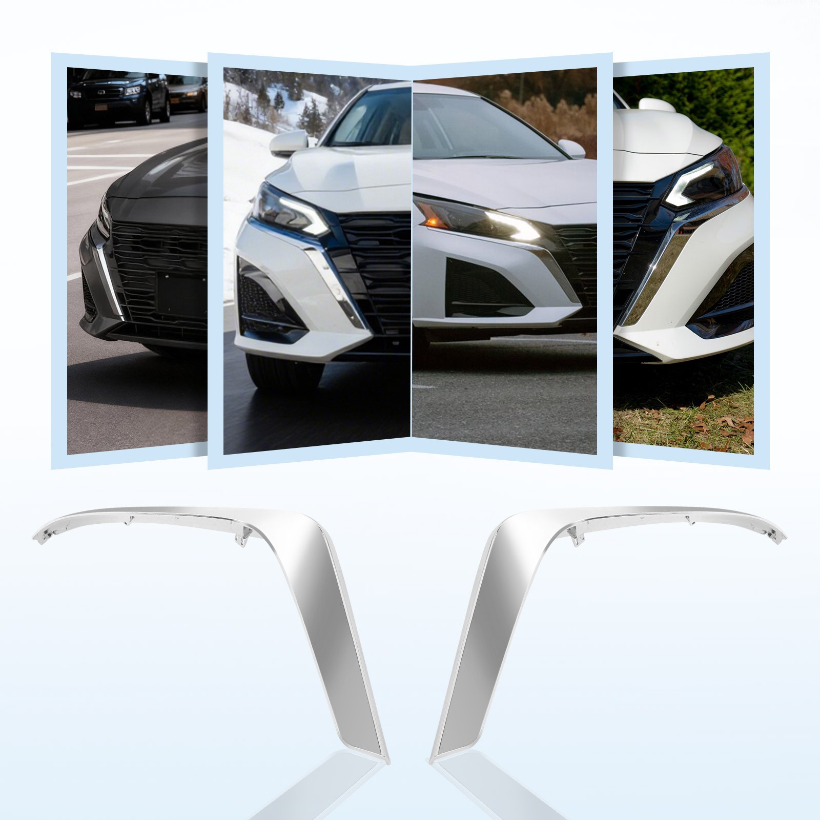 Grille Trim Left & Right Side For 2023 Nissan Altima