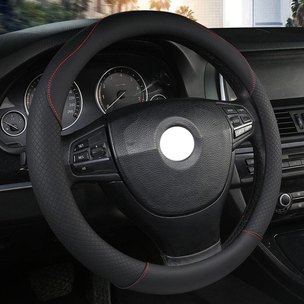 For Toyota Car Steering Wheel Cover Microfiber Leather Anti-slip Accessories NEW