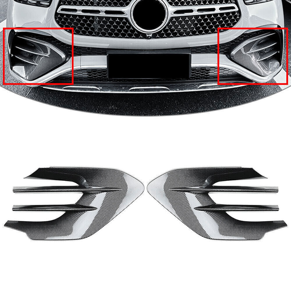 Fog Light Grille Air Vent Cover ABS For Mercedes Benz GLE Class W167 C167 AMG