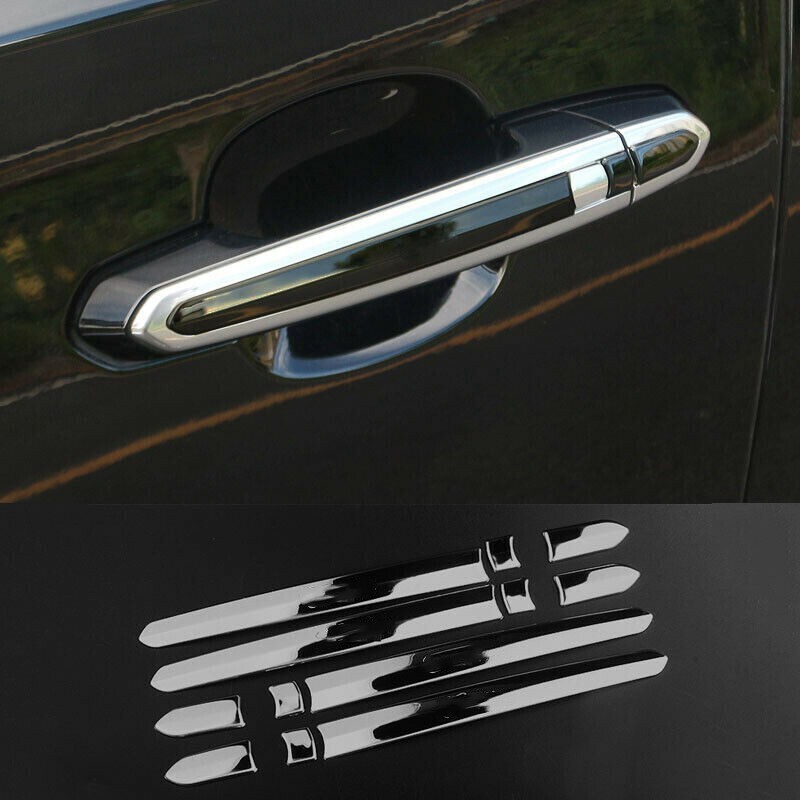For Cadillac ATS XT4 XT5 XT6 CT6 XTS Black Stainless Side Door Handle Cover Trim