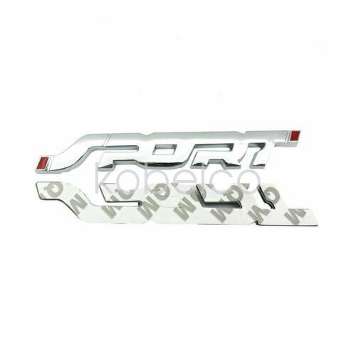 1X SPORT Logo 3D Chrome Emblem Badge Sticker Decal Car Racing SUV Accessories