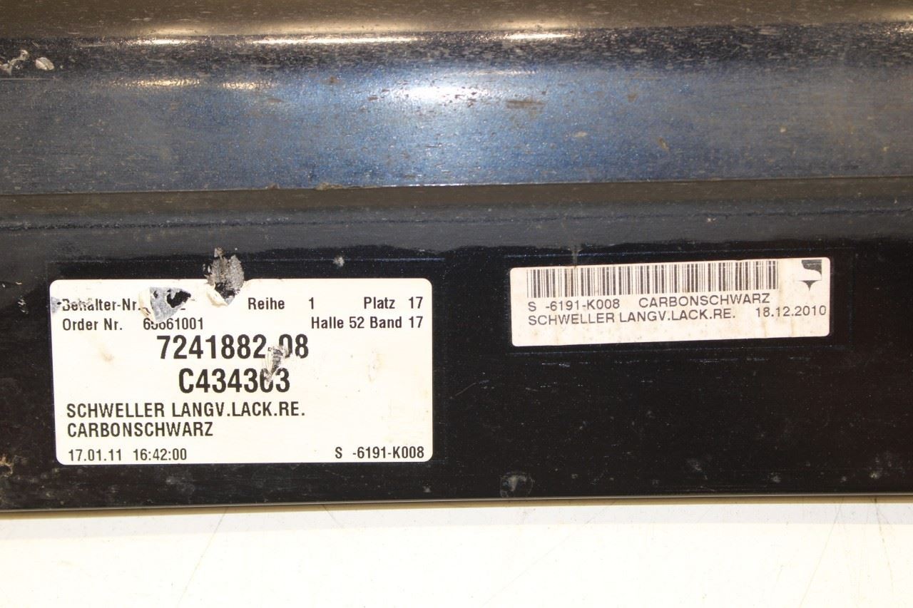 2010-2015 BMW 750LI xDrive Right Side Rocker Panel Molding 51777225924 OEM *ReaD