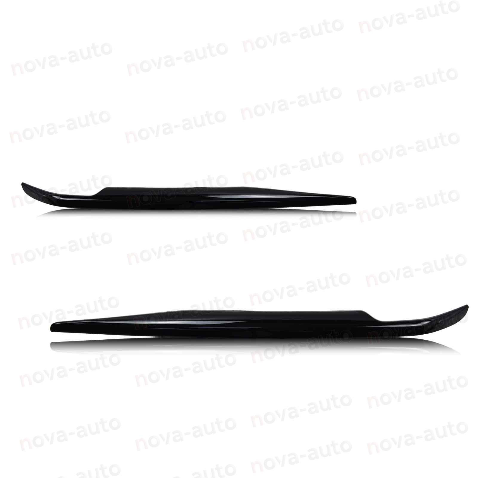 For 2015-2020 Cadillac Escalade ESV Front Bumper Trim Molding Set Gloss Black