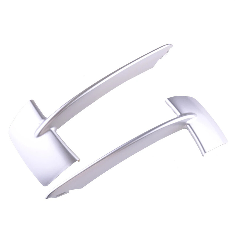 2Pcs Front Bumper Grille Molding Trim Insert For BMW X5 F15 2014 2015 2016 2017