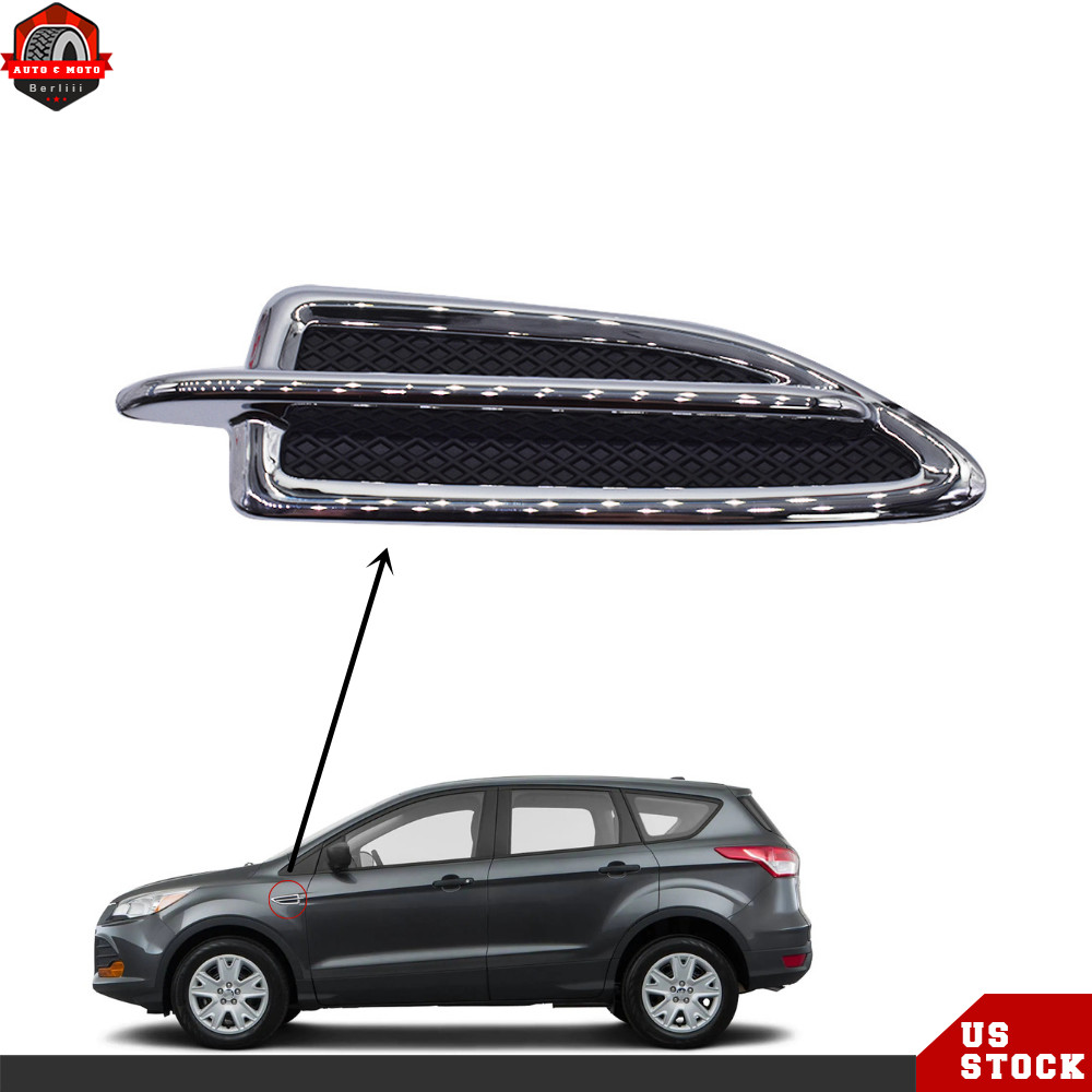 LH Front For Ford Escape 2013 2014 2015 Fender Vent Moulding Replacement Part