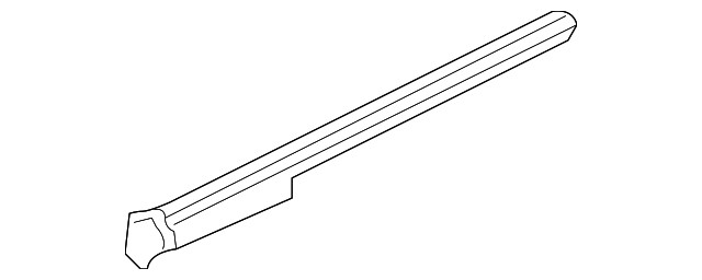 Genuine BMW Belt Molding 51-37-7-165-001