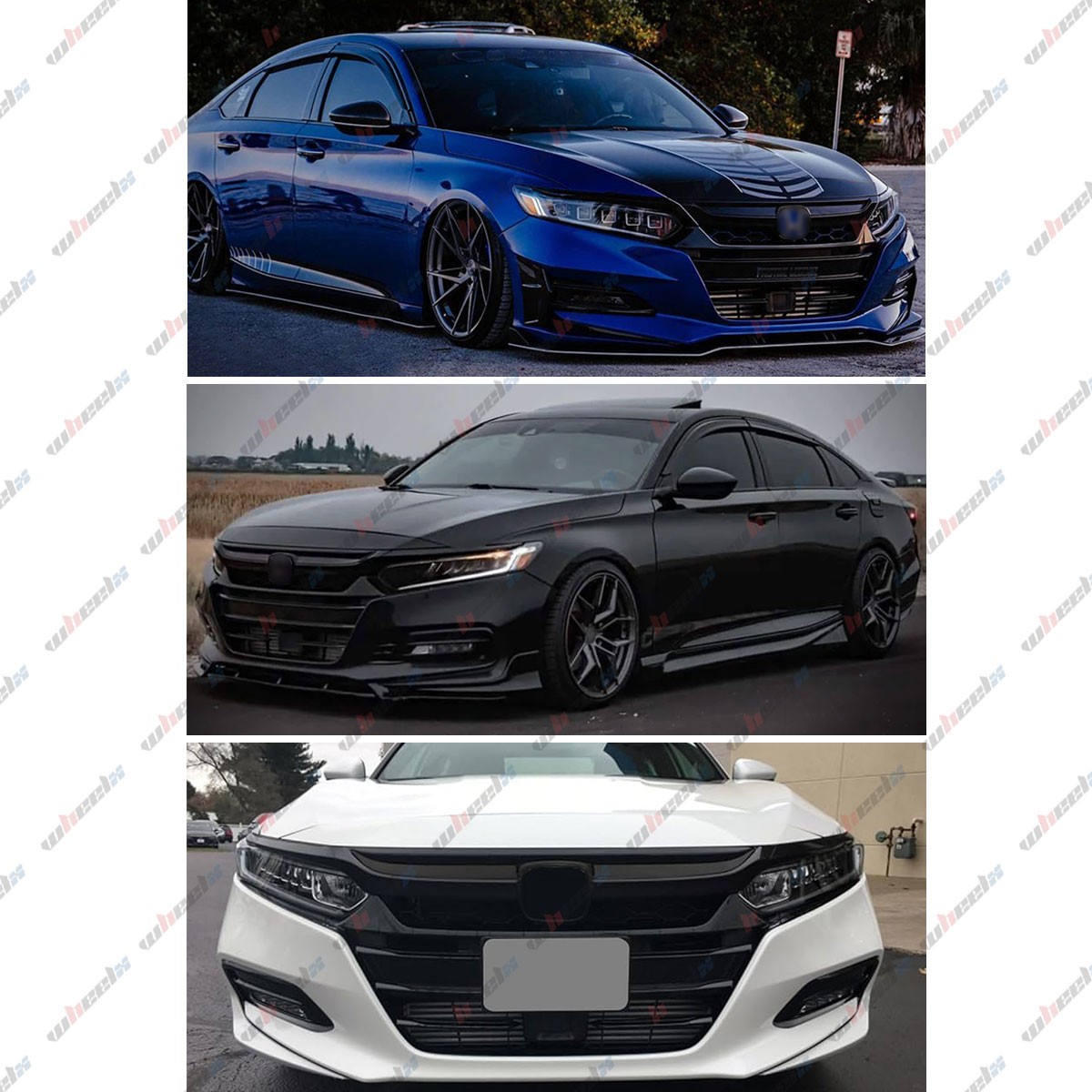 For Honda Accord Sedan 2018-2020 10th Gen Sport JDM Style Replaced Front Grille