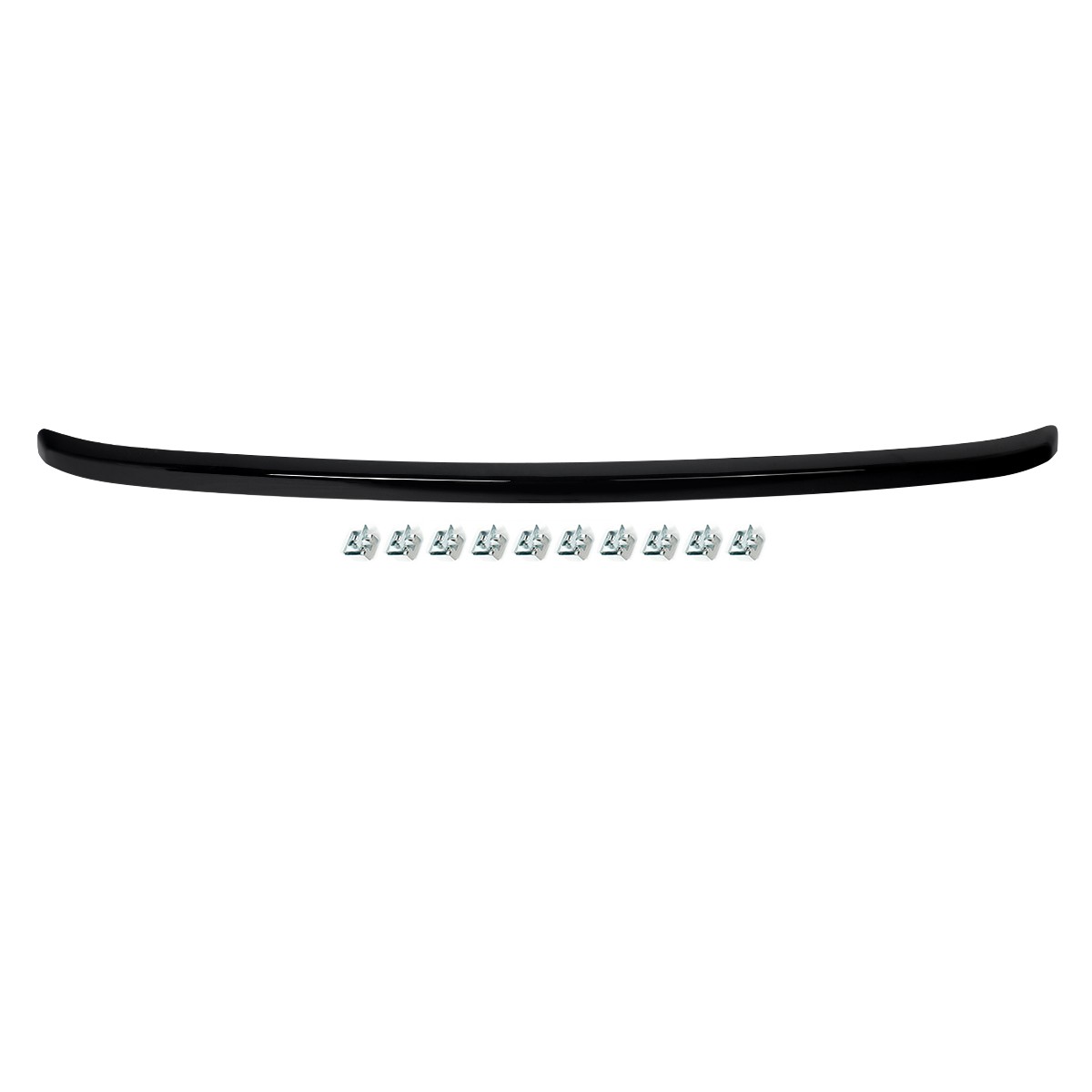 20963700 Gloss Black Hood Molding Trim For 2011-2014 Silverado 2500HD 3500HD