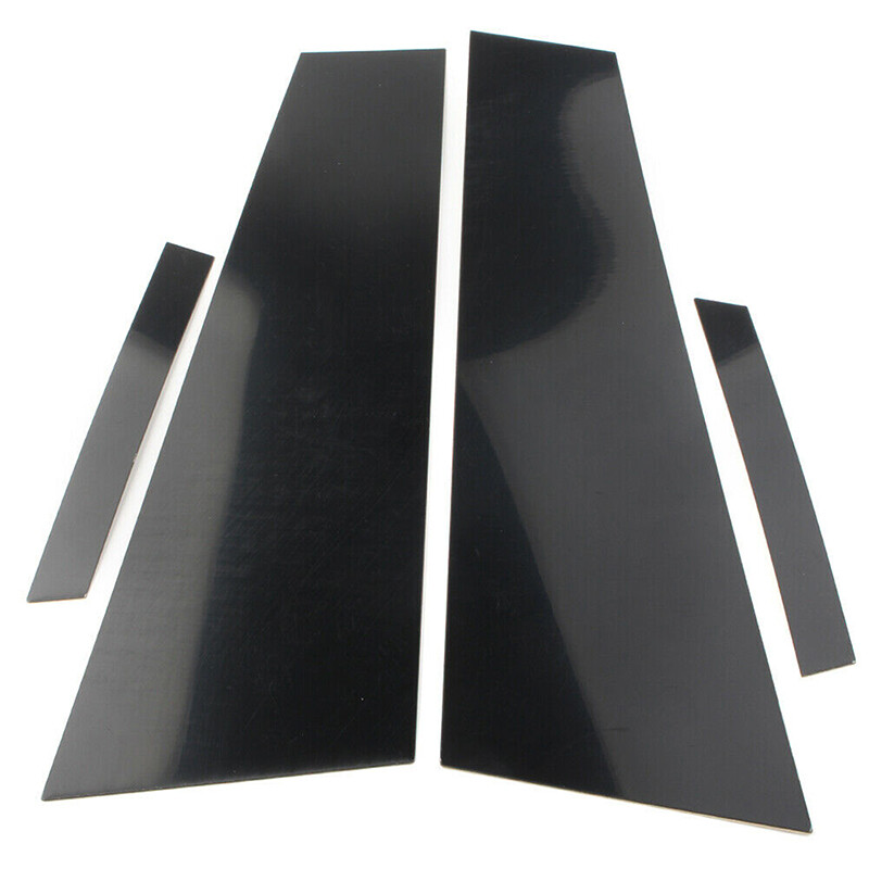 Gloss Black Pillar Posts Door Trim For MERCEDES CLS CLS500 CLS350 2006-2011