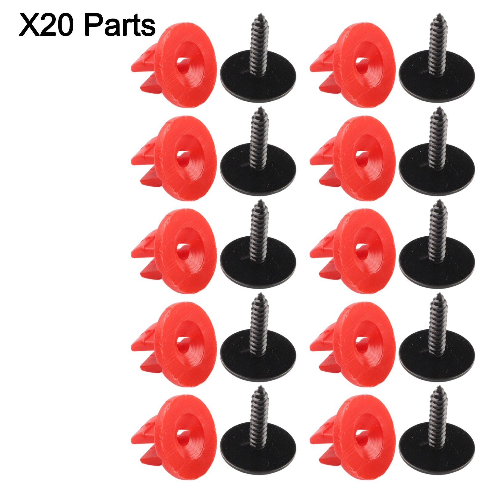 Clips Bottom Cover Fit 10mm X 8mm Holes High Quality Plastic Grommets New
