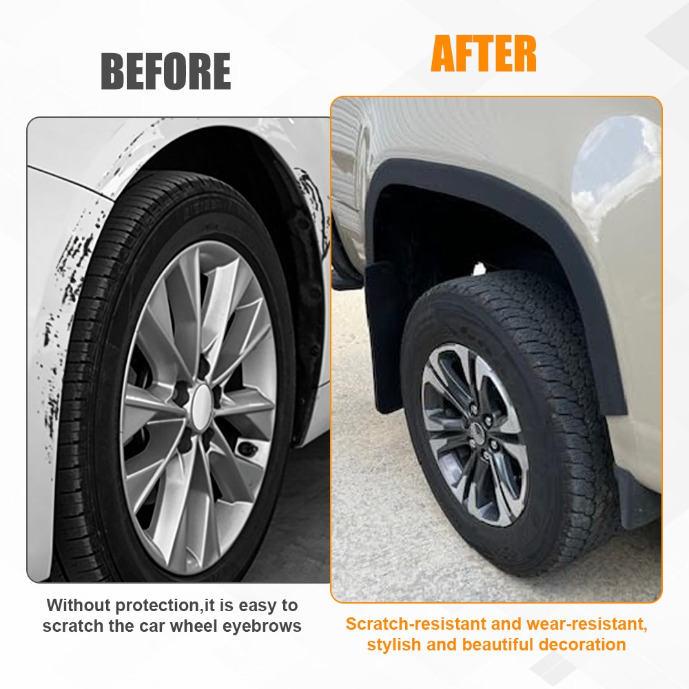 20Ft For Ford F150 Fender Flare Protector Rubber Seal L Shape Eyebrow Edge Trim
