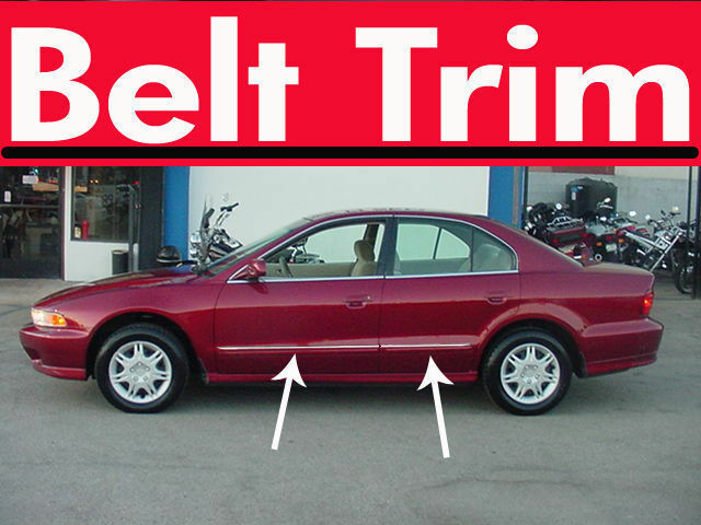 For Mitsubishi GALANT Flexible Chrome Body Side Molding Trim Kit 1996-2003
