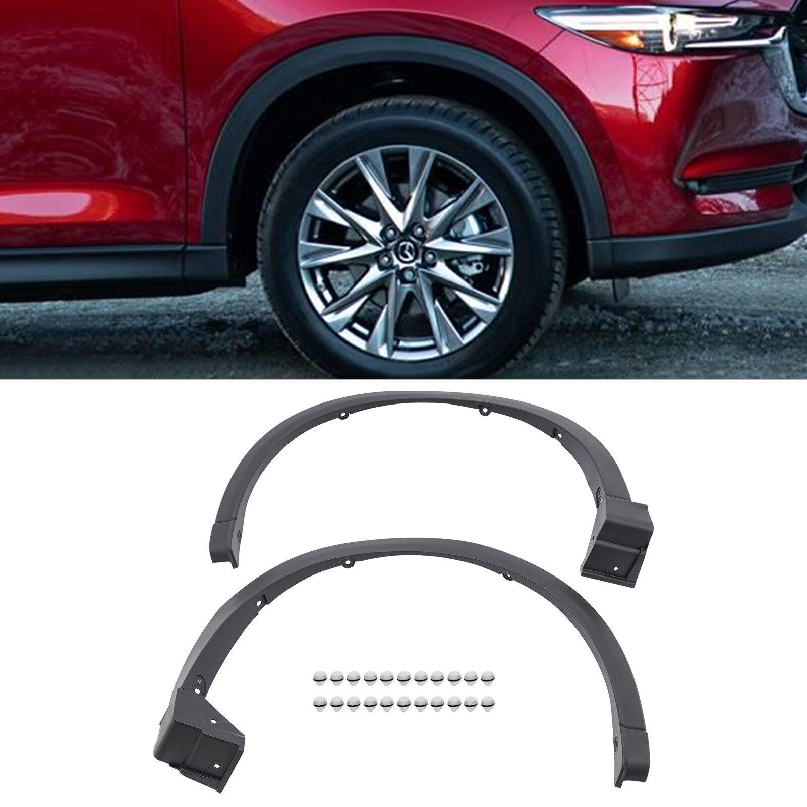For 2017-2021 Mazda CX-5 Fender Trim Molding Front Left+Right Side RH LH