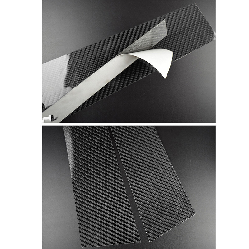 6Pcs Carbon Fiber Pillar Posts Door Trim Cover For Honda Civic Sedan 2022-2023