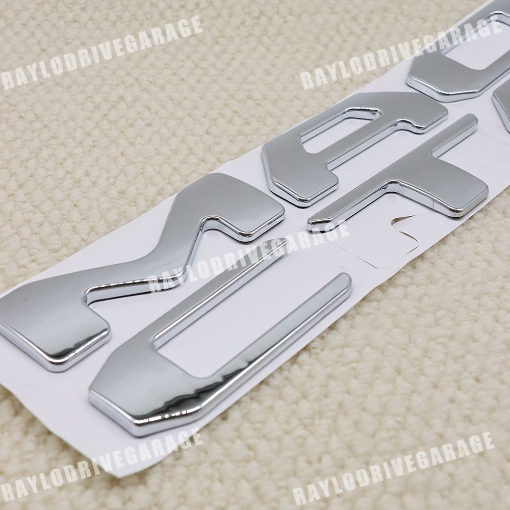 2024-2026 Tailgate Emblem For Tacoma Insert Letter Accessories Chrome Rear Badge