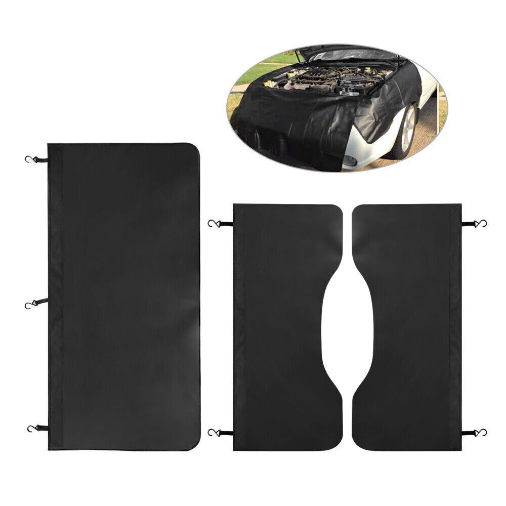 3 Pcs/Set Heavy Duty Magnetic Fender Cover Mechanic Car Work Mat Cover Protector