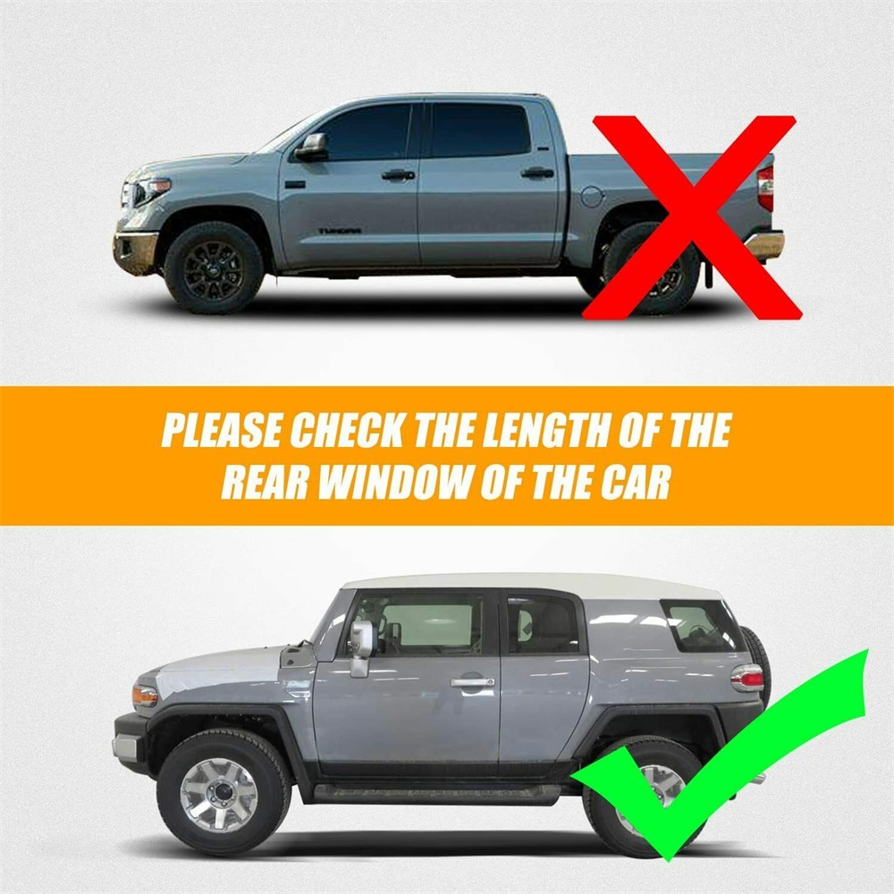 Weatherstrip Window Molding Trim Seal Belt For Toyota FJ Cruiser 2007-2014