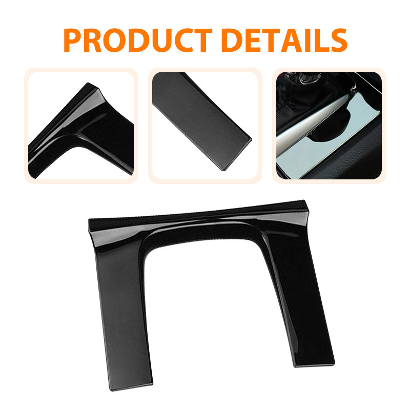 FOR HONDA CIVIC 10TH 2016-2021 PIANO BLACK SHIFT INTERIOR GEAR COVER PANEL TRIM