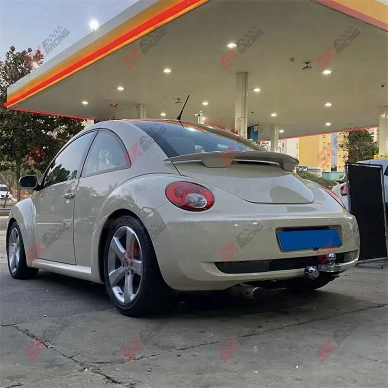 Unpainted/Glossy Black Rear Trunk Spoiler Wing For Volkswagen Beetle GL GLS 98+