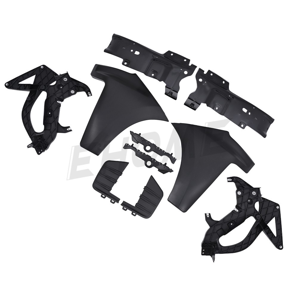 For 2019-2022 Chevrolet Silverado 1500 w/ Bracket Front Bumper End Cap Kit