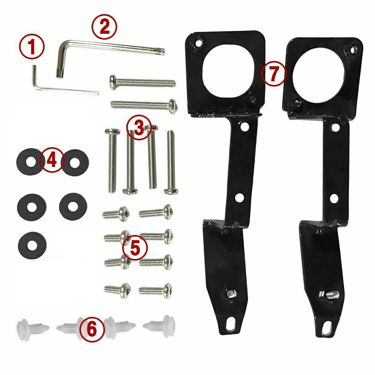 For Toyota Tacoma Double Cab 2005-2021 Roof Rack Hardware fit #PT278-35170