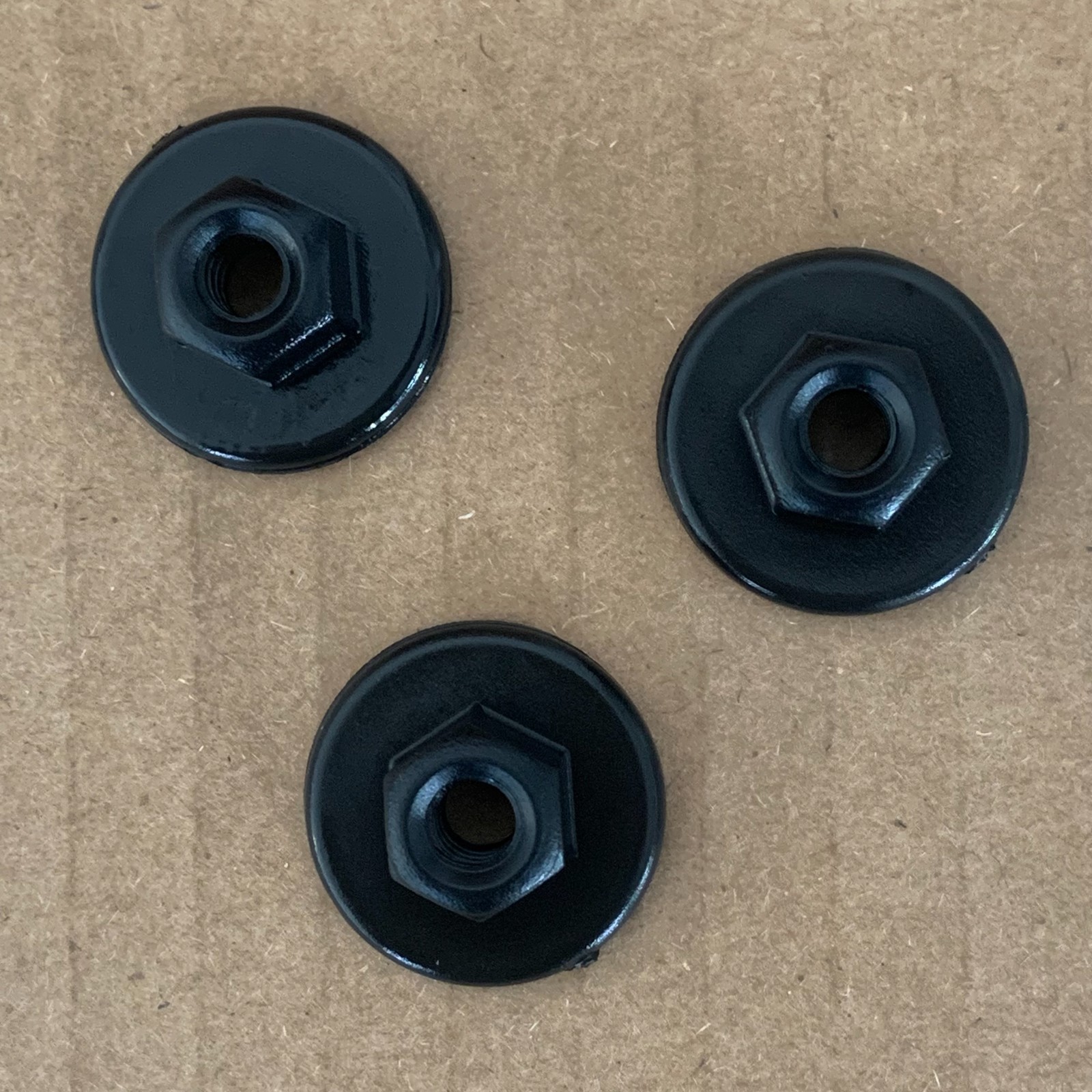 10Pcs For BMW 10 mm Hex Head Plastic Self-Threading Nut NEW