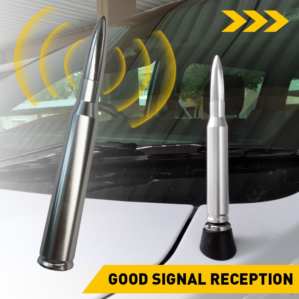 1-10PCS Silver Bullet Antenna for Ford F150 Chevy Silverado GMC Sierra Dodge RAM