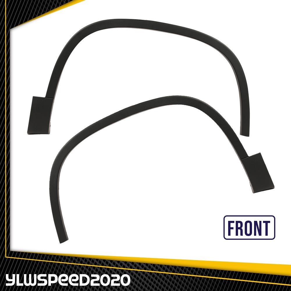 Fit For 2012-17 Volkswagen Tiguan Textured Black Front LH+RH Side Fender Flare