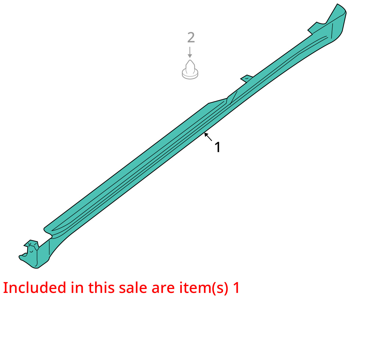 RH Passen Rocker Moulding Black=k50 76850JA000 Fit 07-12 NISSAN ALTIMA SEDAN 4DR