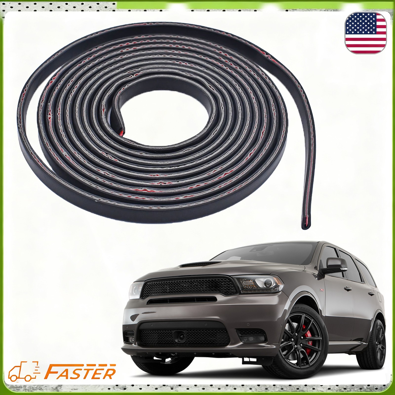 U-Shaped For Nissan Hyundai Dodge 10FT Door Edge Guard Edge Strip Seal Protector