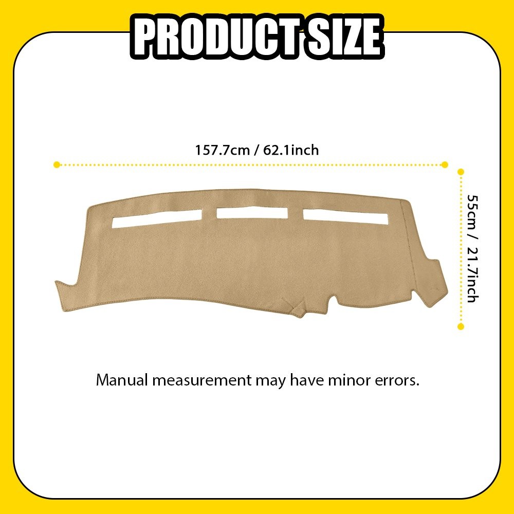 For 1999-2006 GMC Sierra 1500 2500 3500 Dashmat Dash Mat Dashboard Cover Gray