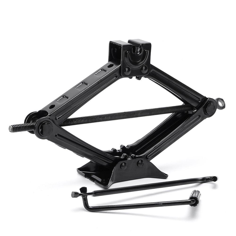 2 Ton Wind Up Scissor Jack + Extendable Wheel Brace Socket Wrench Tool Car Van